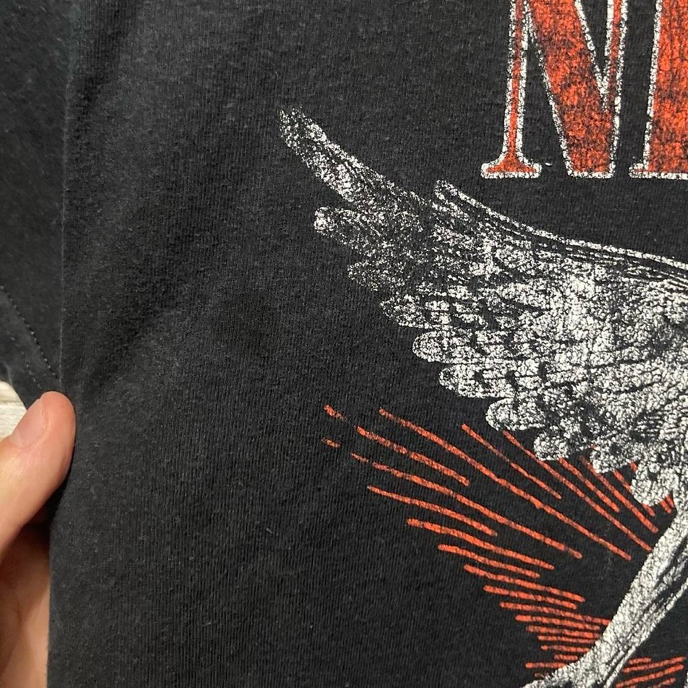 Nirvana rock grunge band tour In Utero album Angel Splatter graphic music Shirt - Picture 3 of 8